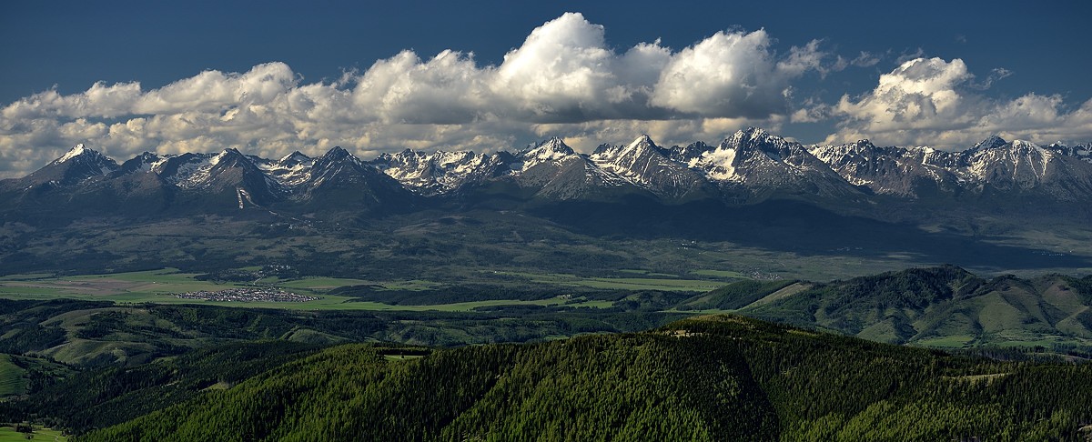 Vysoké Tatry z Kráľovej hole